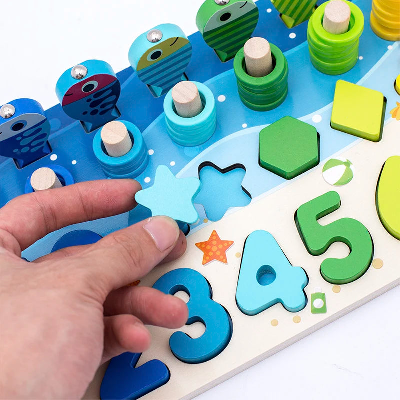 3D Montessori Arithmetic Fishing Toys | Fun Educational Playtime