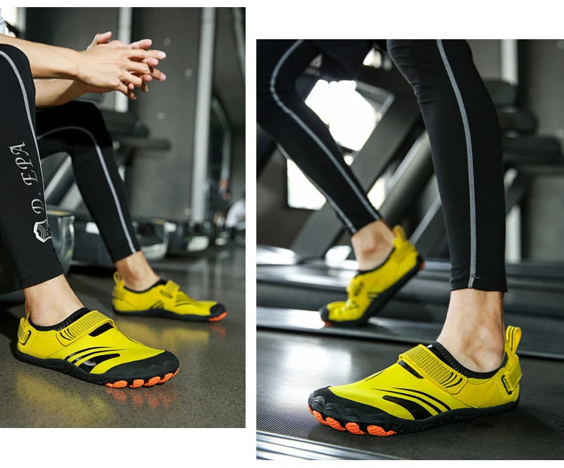 Unisex Swimming Water Shoes Men Barefoot Outdoor Beach Sandals Upstream Aqua Shoes Plus Size Nonslip River Sea Diving Sneakers