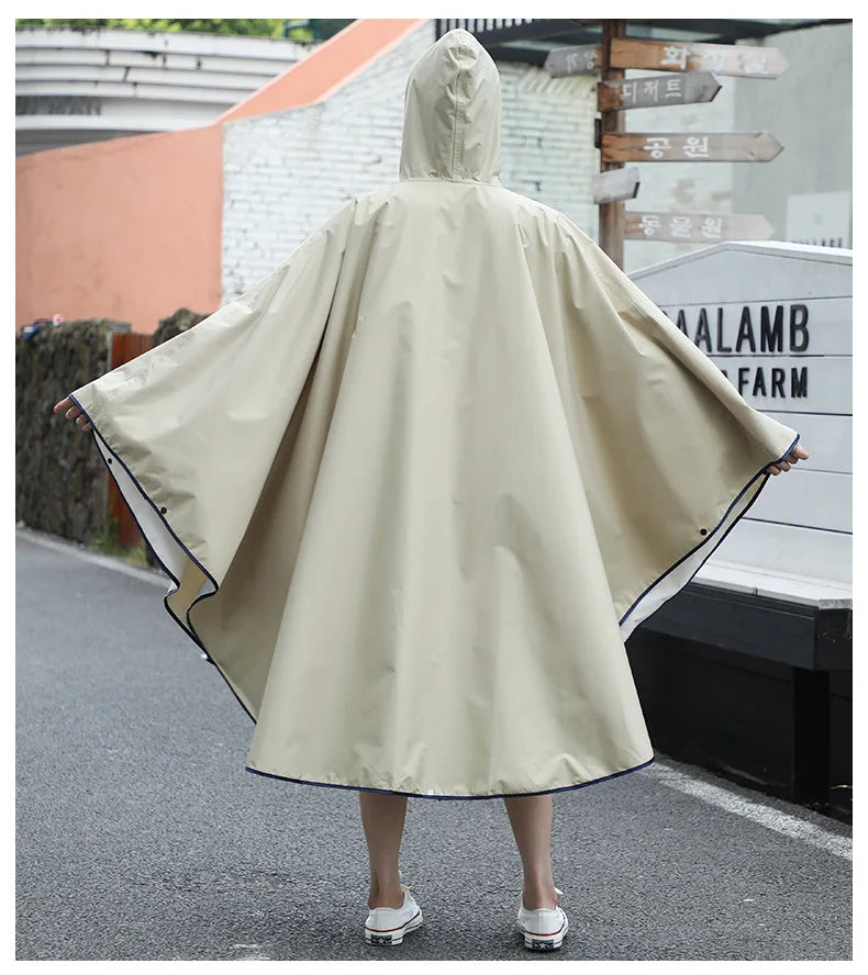 Children Raincoat Boys Girls Rain Coat Trench Poncho Jacket Outdoor Hiking Portable Students Rainwear Clock With Bag Space
