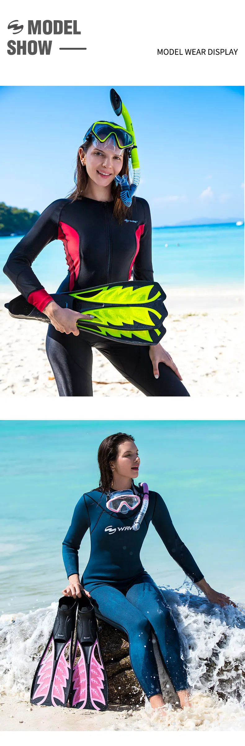 Foliated Adult Diving Flippers | Swim Fins for Snorkeling & Swimming