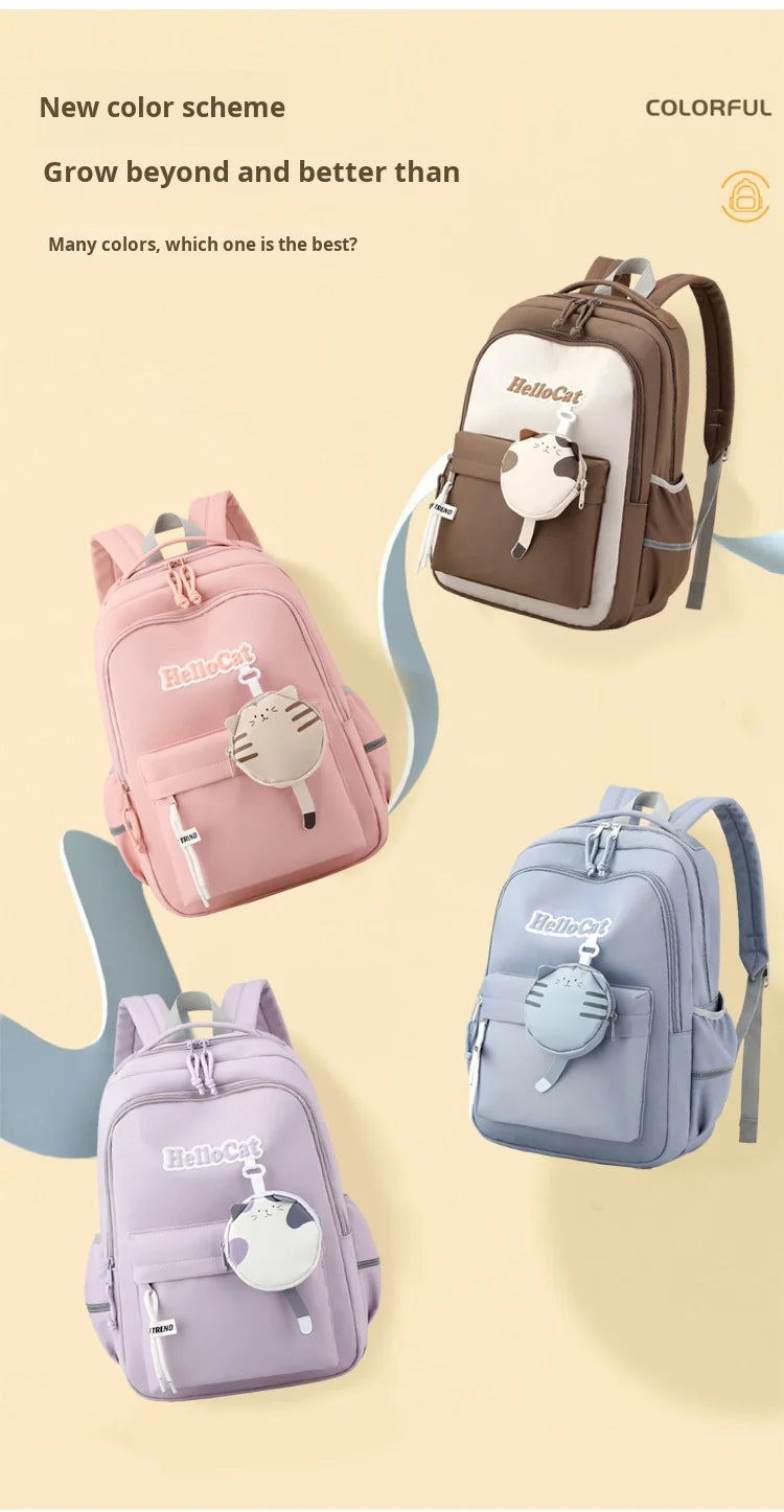 Ultra-Light Waterproof Unisex School Bag for Students | 20-36L