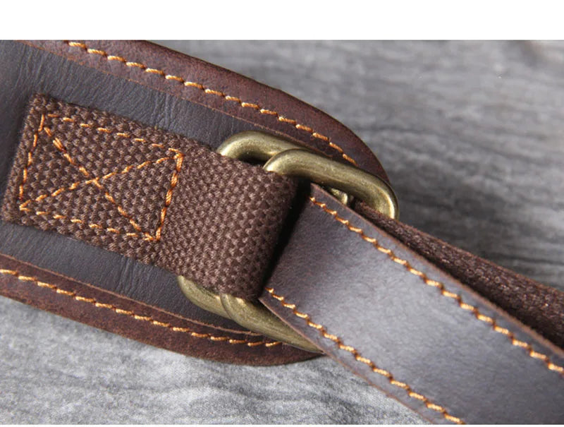 Vintage Genuine Leather Backpack for Men | Stylish Daily Rucksack