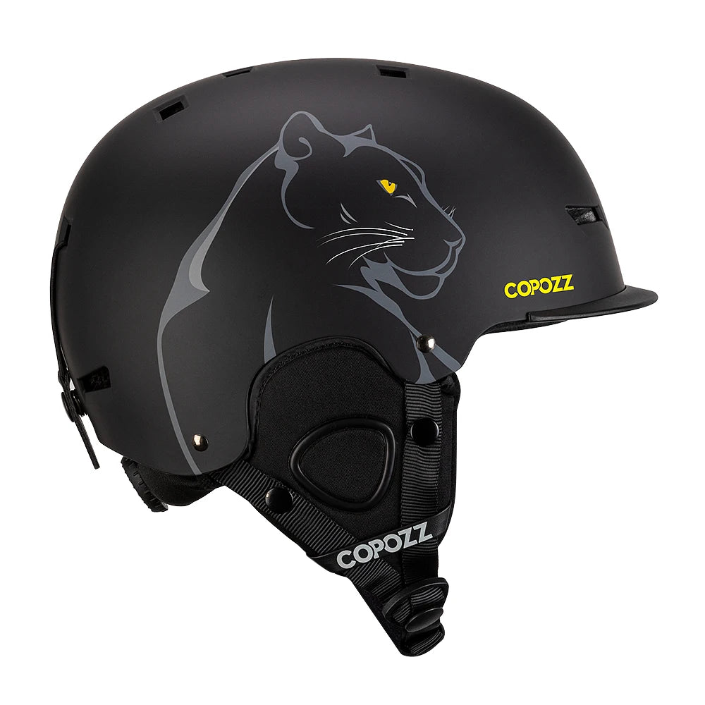 Half-Covered Anti-Impact Ski Helmet for Adults and Kids