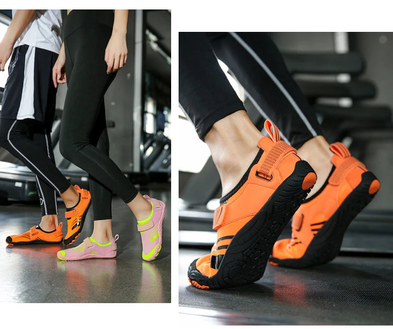 Unisex Swimming Water Shoes Men Barefoot Outdoor Beach Sandals Upstream Aqua Shoes Plus Size Nonslip River Sea Diving Sneakers