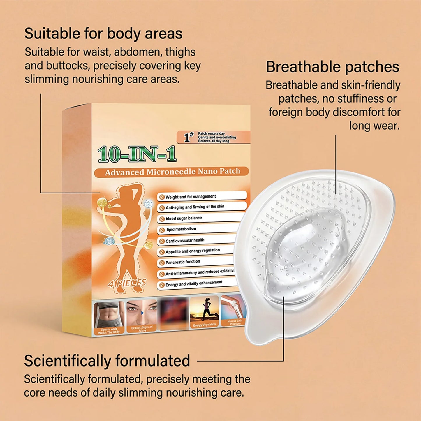 Gentle Adhesive Body Care Patch | Daily Topical Treatment