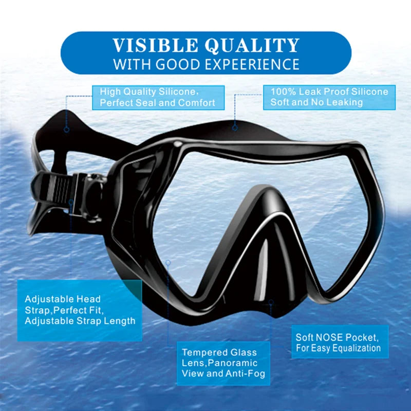 Universal Snorkel Diving Mask & Goggles Set for Ultimate Underwater Fun
