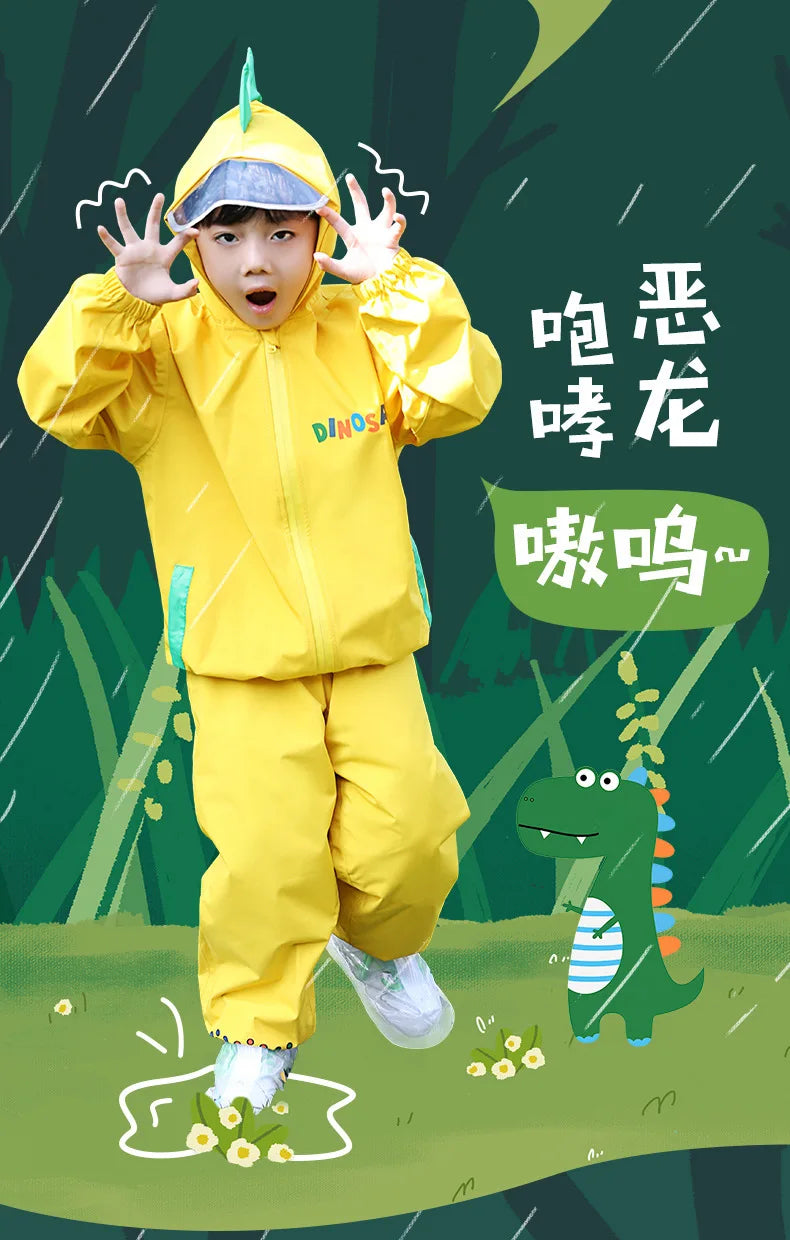Children's Thickened Raincoat | Durable Outdoor Rain Gear