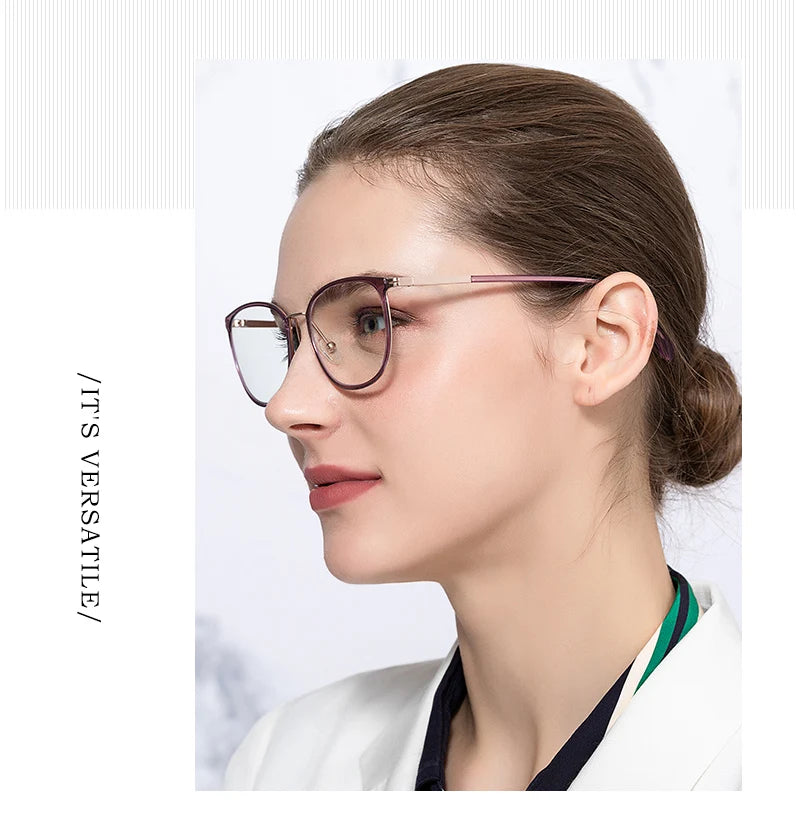Lightweight Blue Light Blocking Glasses for Women | Anti Eyestrain Eyewear