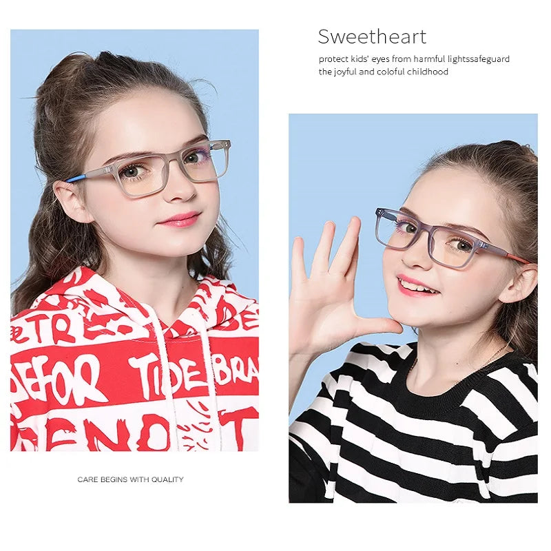 Kids Blue Light Blocking Glasses | Flexible TR90 Frame Eyewear