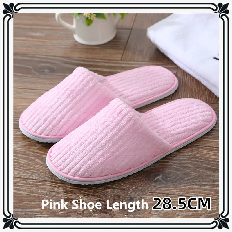 Comfortable Disposable Cotton Slippers | Hotel & Home Use