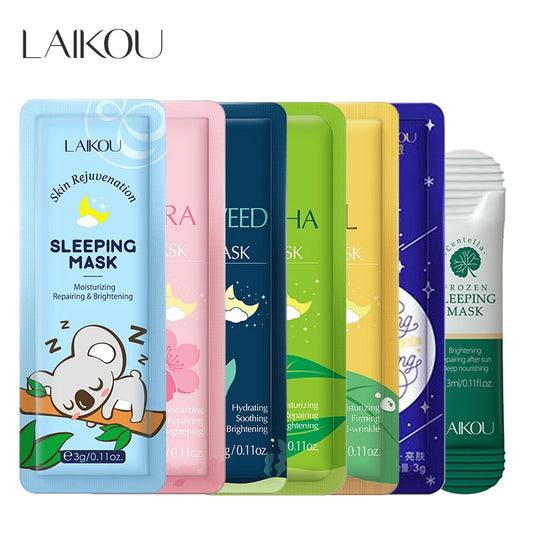 7pcs Moisturizing Facial Mask Set | Hydrating Night Masks
