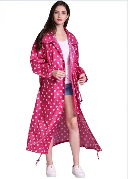 Breathable Waterproof Long Rain Coat Poncho for All Weather