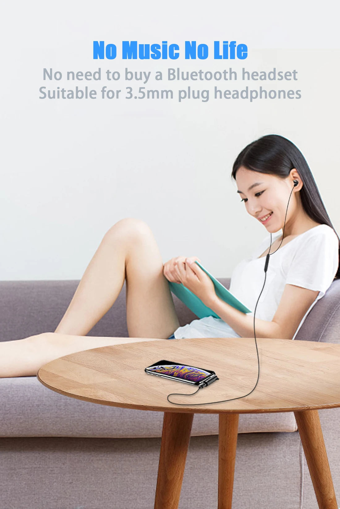 2 in 1 Audio Headphone Charging Adapter | Dual Splitter for iPhone