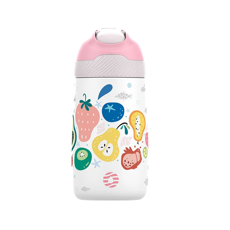Vacuum Water Bottle for Children | BPA Free, Healthy Straw Design