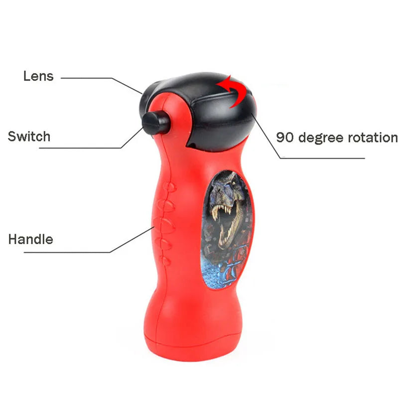 Dinosaur Projector Lamp | 24 Patterns LED Sleep Light for Kids