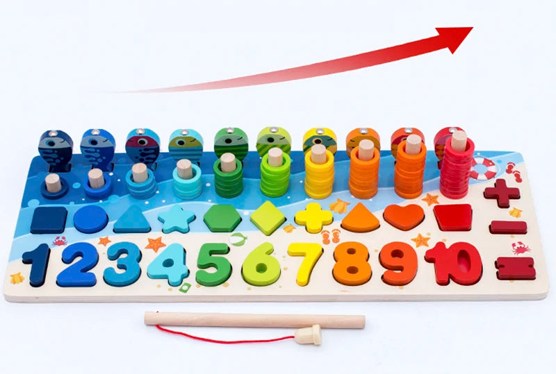 3D Montessori Arithmetic Fishing Toys | Fun Educational Playtime