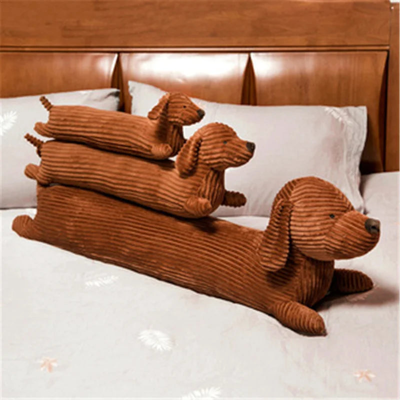 Lifelike Dachshund Plush Pillow | Cozy Home Décor Cushion