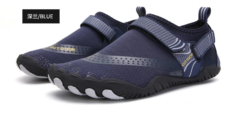 Unisex Swimming Water Shoes Men Barefoot Outdoor Beach Sandals Upstream Aqua Shoes Plus Size Nonslip River Sea Diving Sneakers