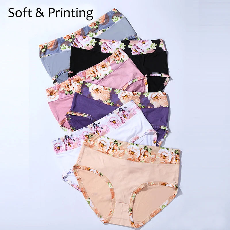 Plus Size Floral Briefs | Comfortable Women's Underwear