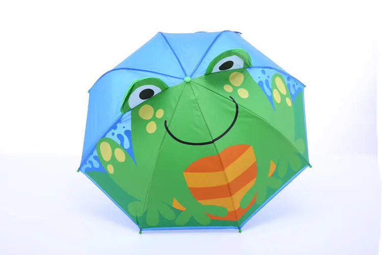 Cute Cartoon Children Umbrella | Fun 3D Ear Design for Kids