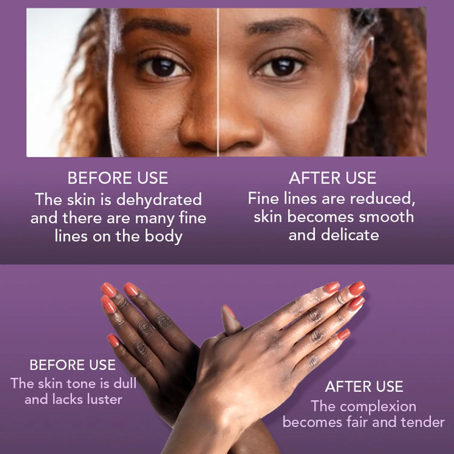 Whitening Body Lotion for Dark Spots | Collagen & Carrot Oil
