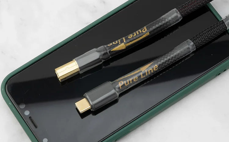 USB C to B Audio Data Cable | Premium DAC Output Cable