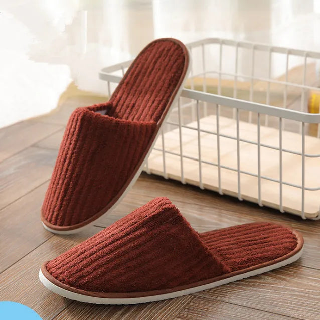 Comfortable Disposable Cotton Slippers | Hotel & Home Use