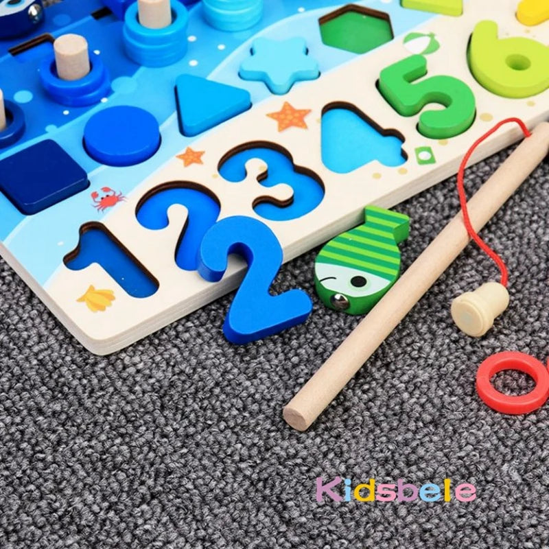 Kids Montessori Math Toys | Educational Wooden Puzzle Game