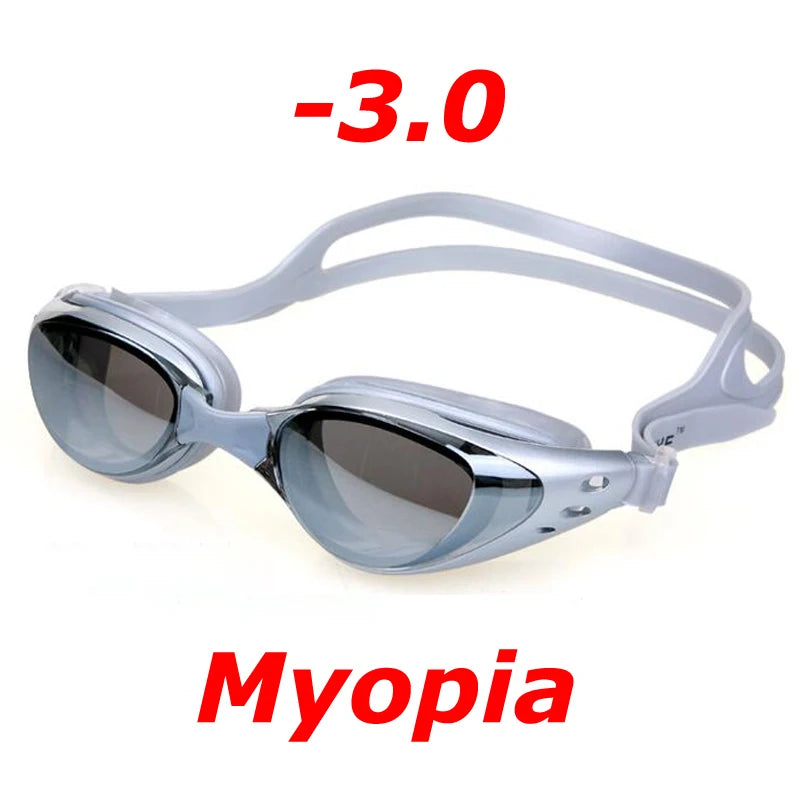 Myopia Swim Goggles | Anti-Fog UV Shield Eyewear for Clarity