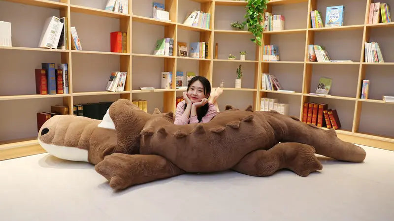 Lifelike Alligator Plush Toys | Soft Crocodile Filled Cushions