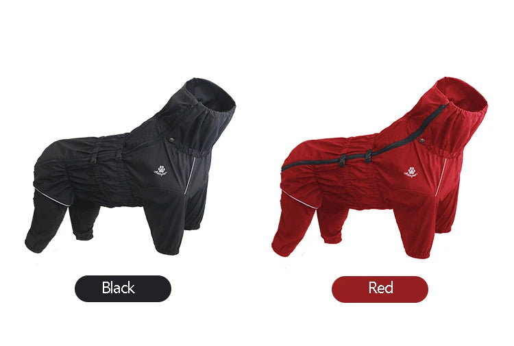 Waterproof Dog Outdoor Jacket | Winter Warm Reflective Raincoat