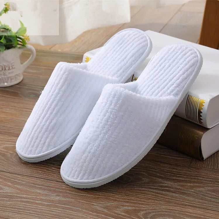 Comfortable Disposable Cotton Slippers | Hotel & Home Use