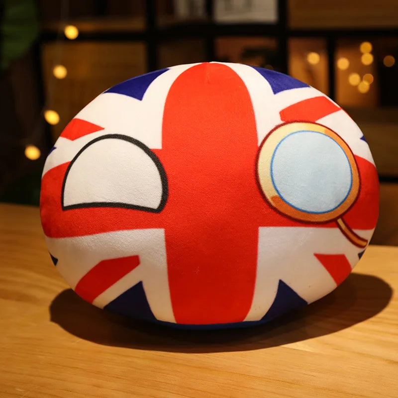 Country Ball Plushies - Fun Stuffed Dolls for All Ages