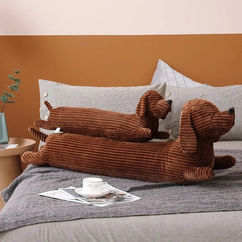 Lifelike Dachshund Plush Pillow | Cozy Home Décor Cushion