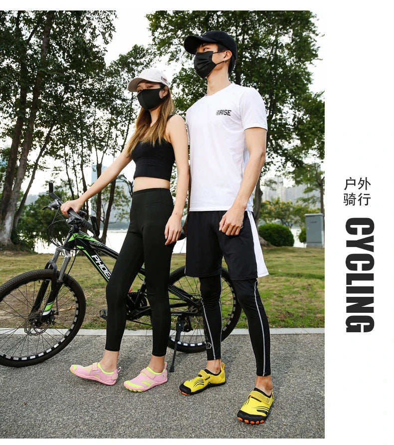 Unisex Swimming Water Shoes Men Barefoot Outdoor Beach Sandals Upstream Aqua Shoes Plus Size Nonslip River Sea Diving Sneakers