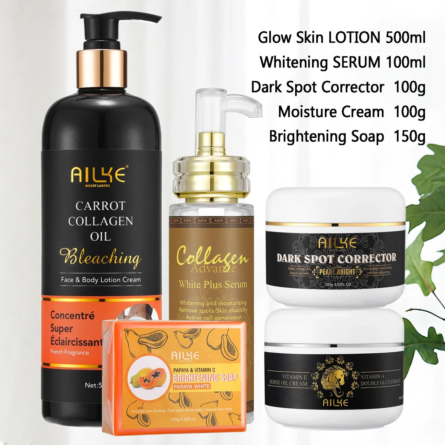 5 in 1 Skin Care Kit | Revitalize, Brighten & Smooth Skin
