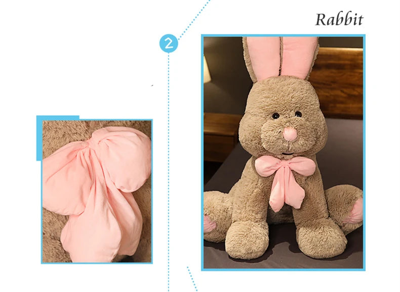 Soft Cartoon Rabbit Plush Toy | Perfect Kawaii Gift for Kids