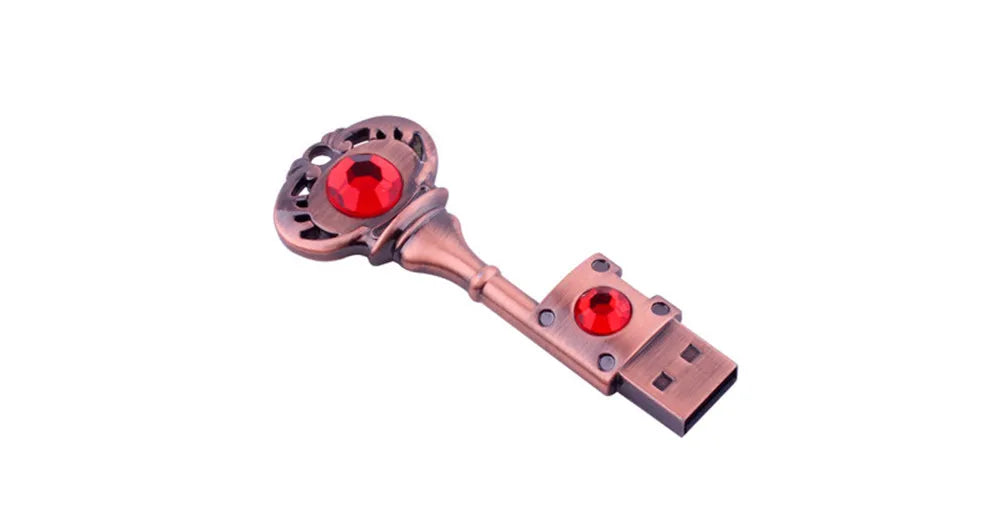 Creative Metal Love Heart USB Flash Drive | Stylish Memory Stick