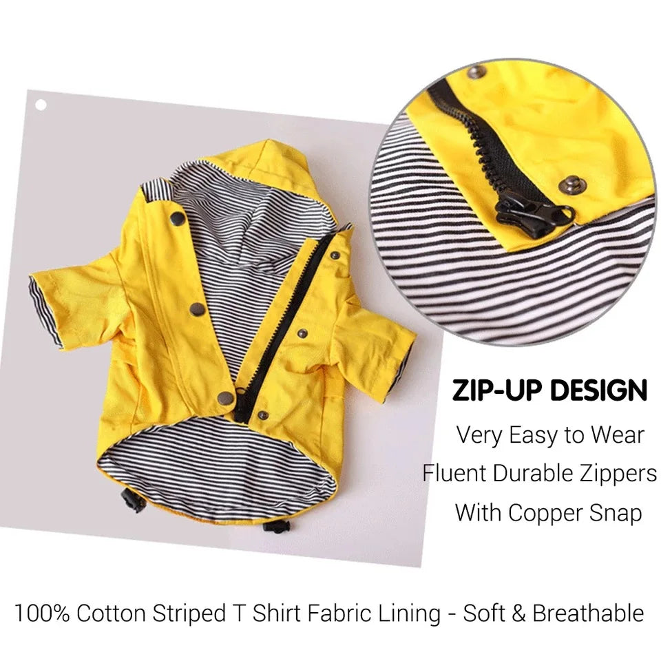 Waterproof Dog Coat for All Breeds | Stylish Rain Jacket