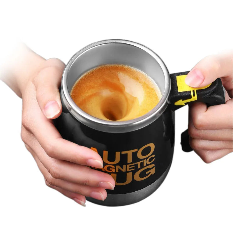 Taza eléctrica autoagitadora | Mezclador inteligente para café y leche