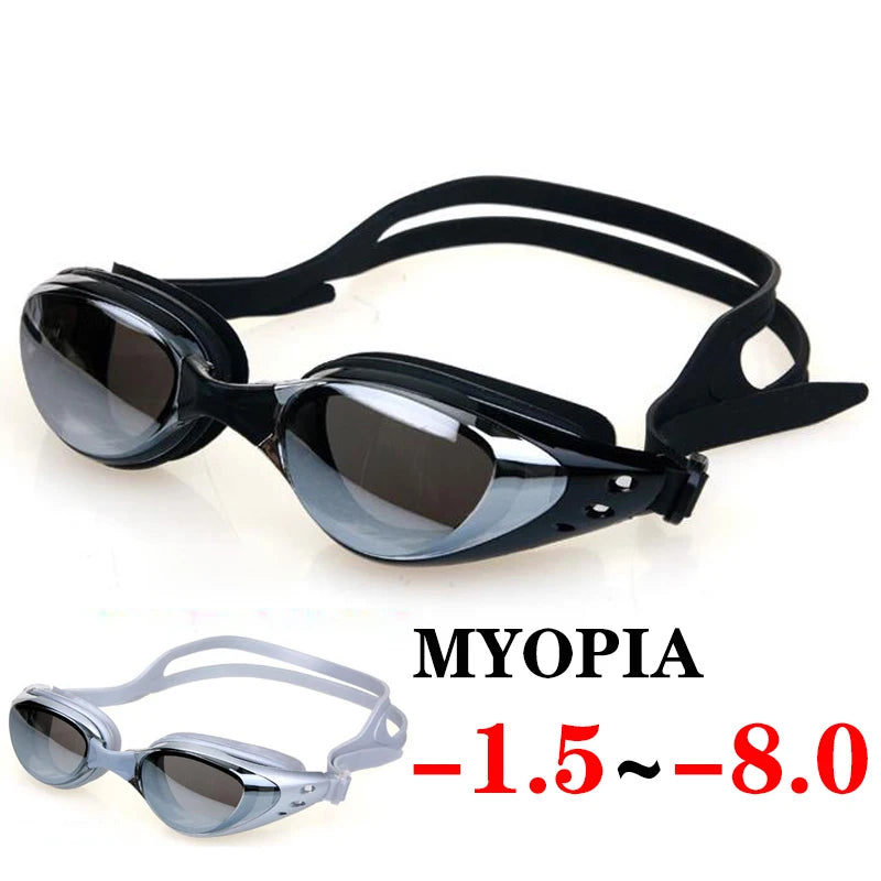 Myopia Swim Goggles | Anti-Fog UV Shield Eyewear for Clarity