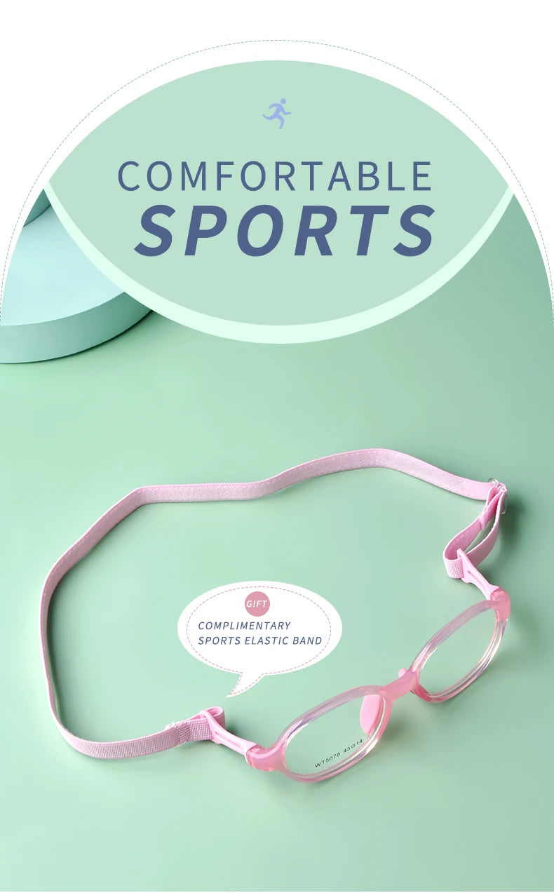 Children's Silicone Glasses Frames | Ultra-Light Myopia Glasses
