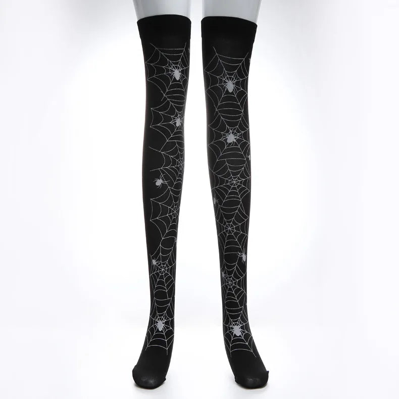 Gothic Long Sexy Stockings | Dark Harajuku Thigh High Hosiery