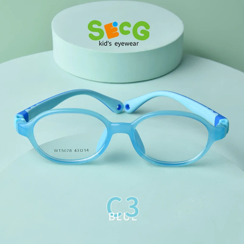 Children's Silicone Glasses Frames | Ultra-Light Myopia Glasses