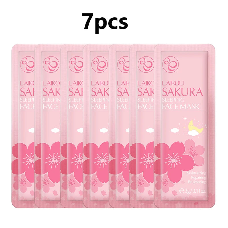7pcs Moisturizing Facial Mask Set | Hydrating Night Masks