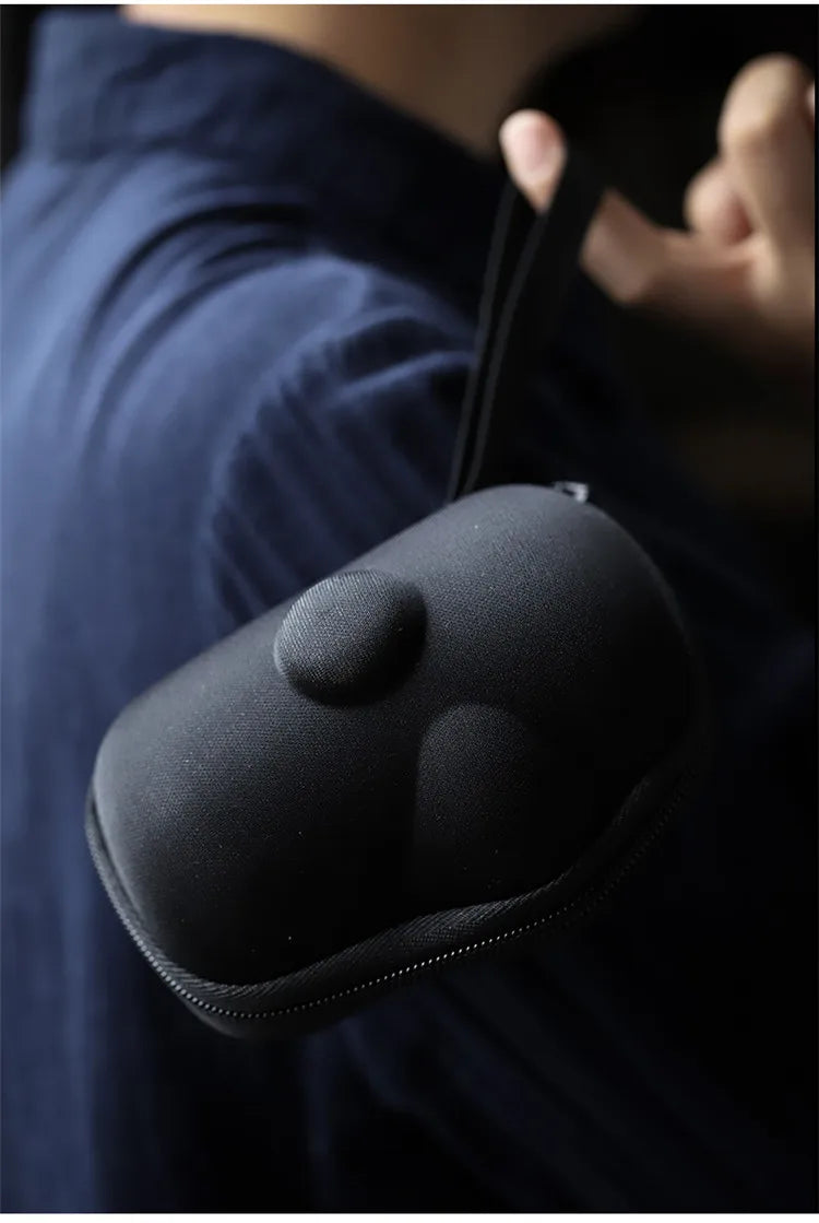Japanese-Style Handmade Ceramic Teapot Set for Home & Travel