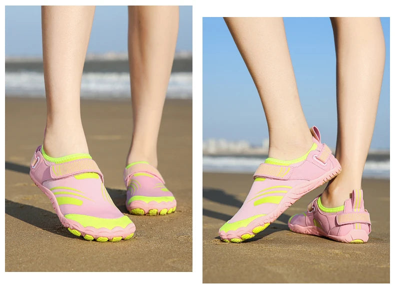 Unisex Swimming Water Shoes Men Barefoot Outdoor Beach Sandals Upstream Aqua Shoes Plus Size Nonslip River Sea Diving Sneakers