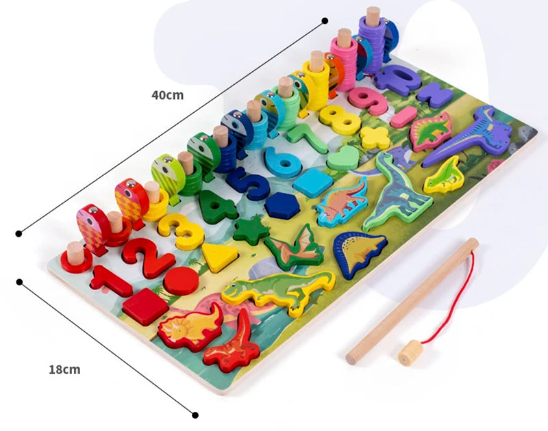 3D Montessori Arithmetic Fishing Toys | Fun Educational Playtime