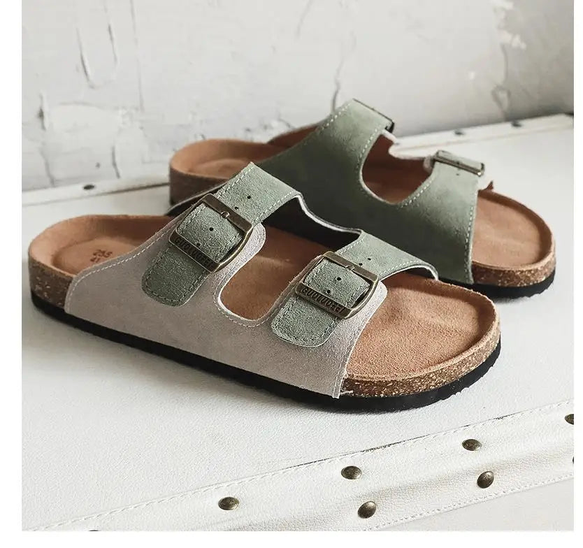 Summer Women's Casual Cork Slippers | Stylish Outdoor Slides