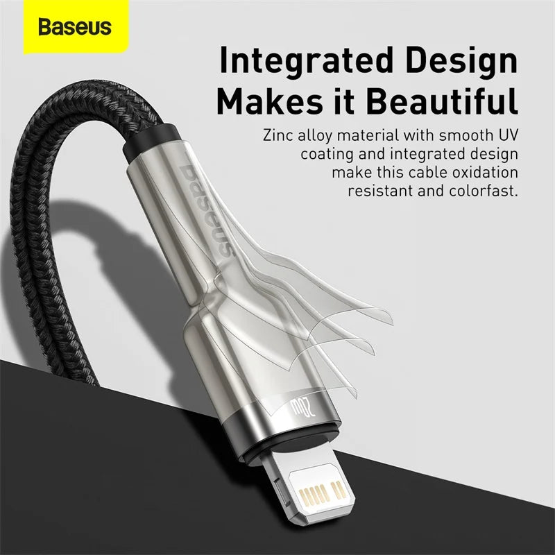 20W Fast Charging USB-C Cable for iPhone & iPad | High-Speed Data Transfer